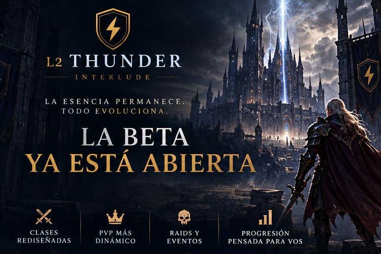 La beta ya está abierta. La esencia permanece, todo evoluciona: clases rediseñadas, PvP más dinámico, raids y eventos, progresión pensada para vos.